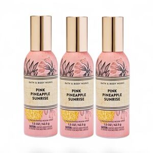 Bath & Body Works PINK PINEAPPLE SUNRISE Concentrated Room Spray X 3